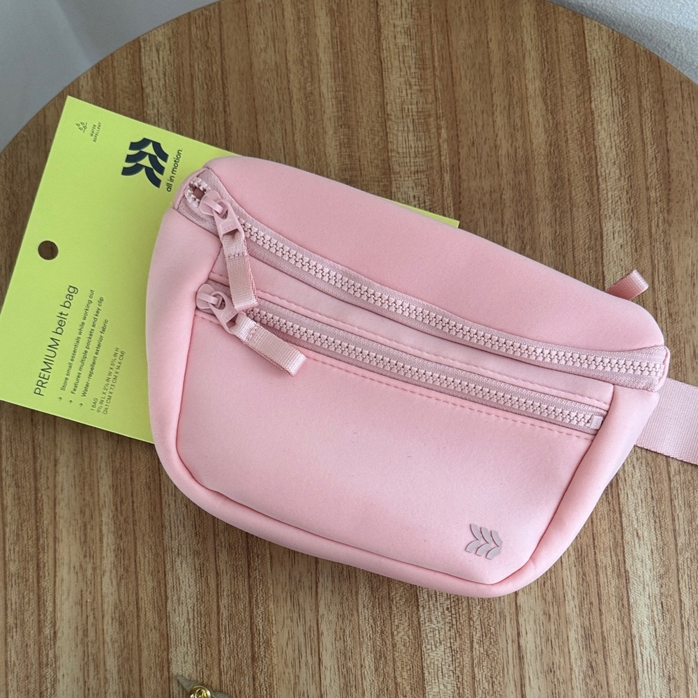 All In Motion Pink Premium Belt Bag Fanny Pack - Picture 5 of 7